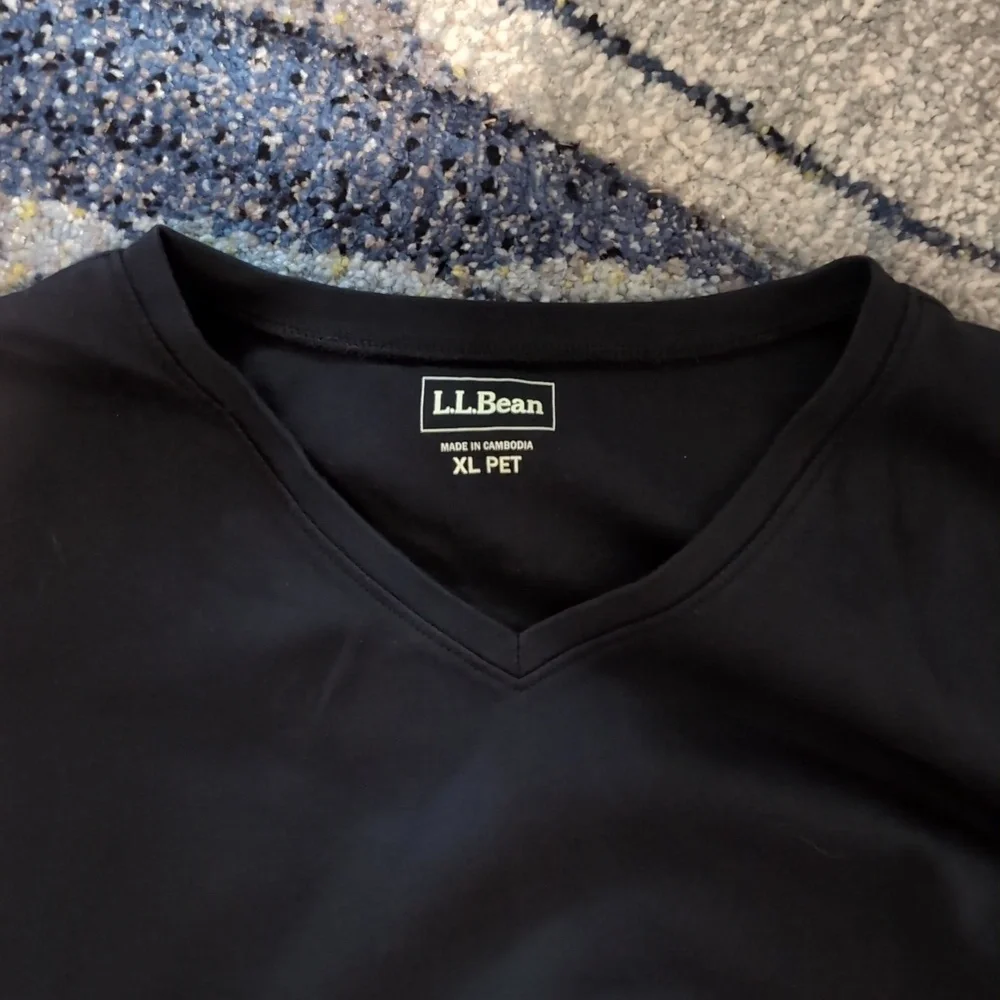 L.L. Bean Women's Black Jersey Top - Picture 3 of 4